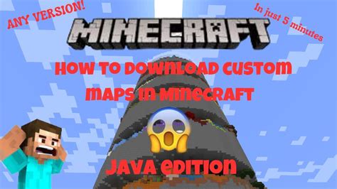 How To Download Custom Maps In Minecraft Youtube