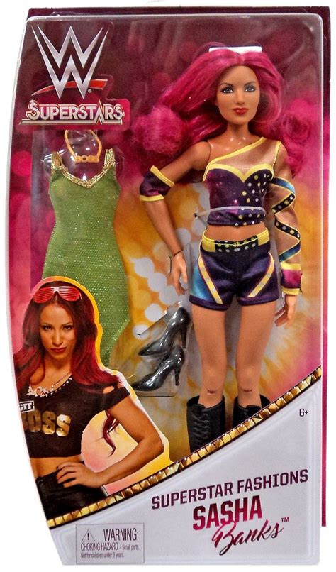 Wwe Wrestling Superstars Fashions Sasha Banks 12 Doll Mattel Toys Toywiz