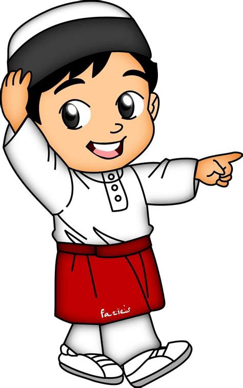 Islamic Cartoon Kids Clipart Kids Doodles