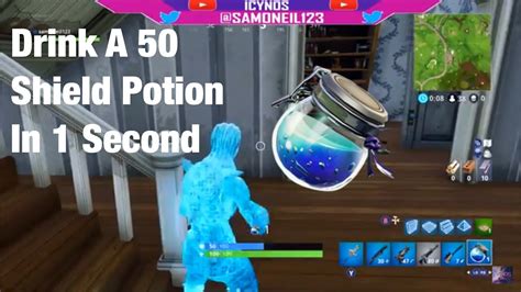 Fortnite Glitch How To Drink A 50 Shield Potion In 1 Second Youtube