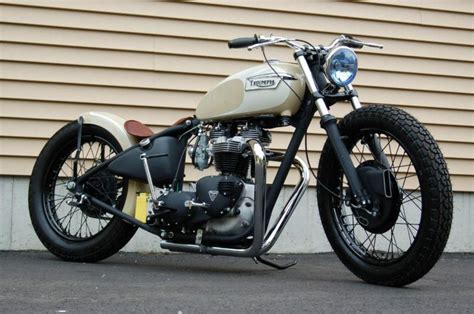 Triumph Bonneville Bobber Custom Custom Motorcycles Bobber Bobber Motorcycle Diy Triumph