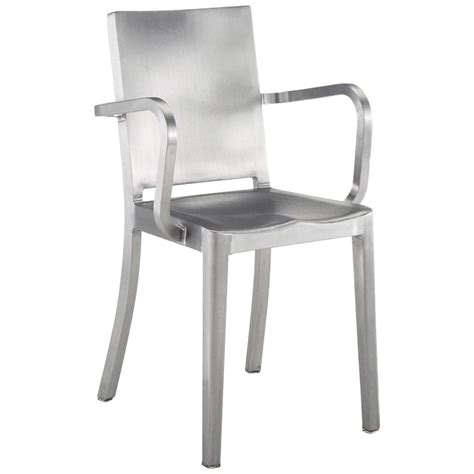 Emeco Hudson Armchair In Polished Aluminum By Philippe Starck For Sale