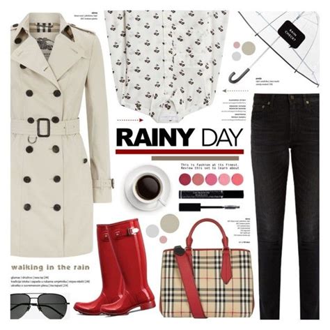 Splish Splash Rainy Day Style By Anyasdesigns Liked On Polyvore Featuring Burberry Yves