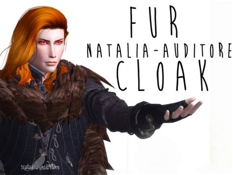 Fur Cloak By Natalia Auditore The Sims 4 Download