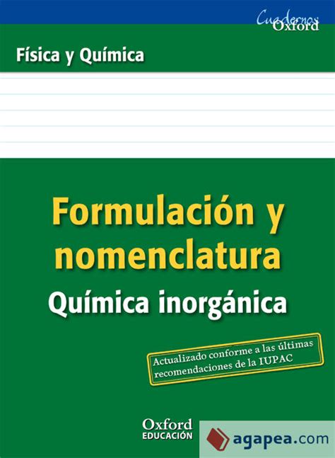 Formulacion Y Nomenclatura Quimica Inorganica Esobachillerato Manuel