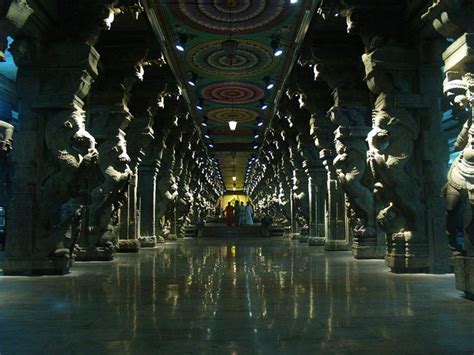 Thousand Pillar Hall Sri Meenakshi Temple Madurai Temple
