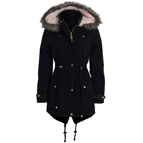 Black Winter Coat With Fur Hood Gives You The Best Stylish Look Fit