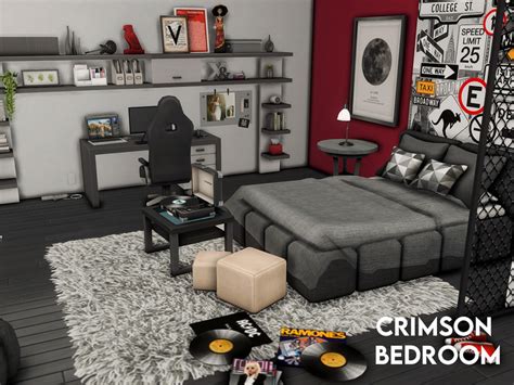 The Sims Resource Crimson Bedroom