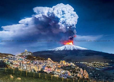 Letzte nacht hatten wir nur wenig wind und nur. Køb Italien: Etna, 1000 brikker billigt.