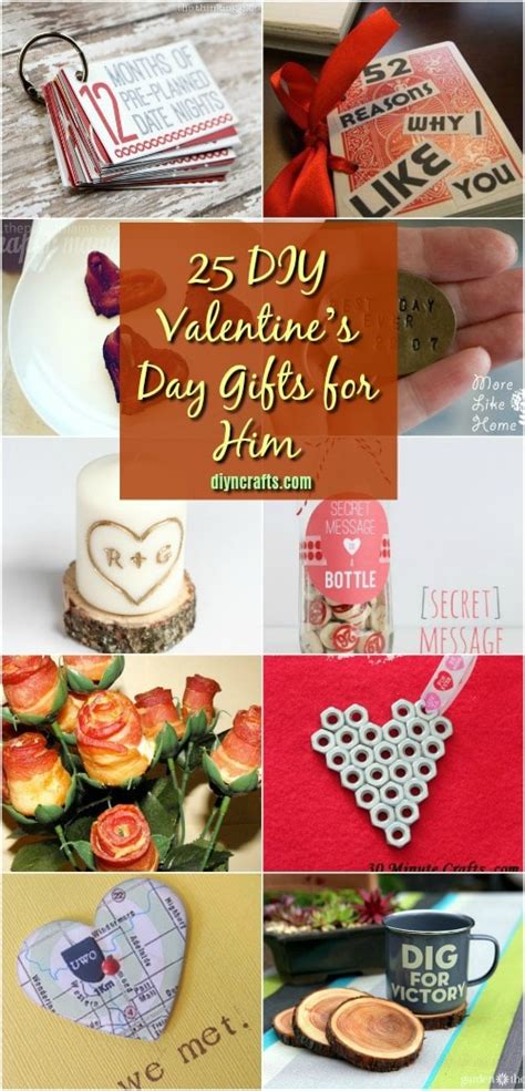 25 DIY Valentines Day Gifts That Show Him How Much You Care DIY Crafts