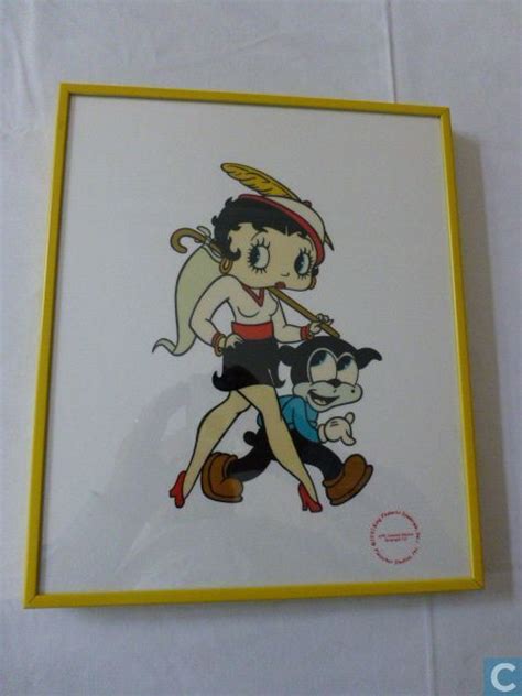 Betty Boop Apg Limited Edition Serigraph Cel Fleischer Studios Inc