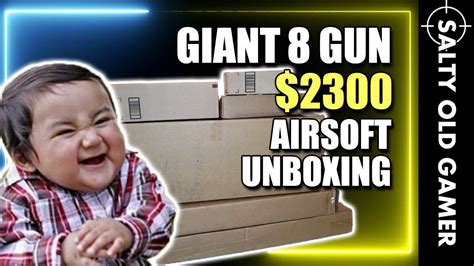 Giant Gun Airsoft Unboxing Saltyoldgamer Airsoft Special