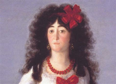 Portrait Of The Duchess Of Alba White Goya