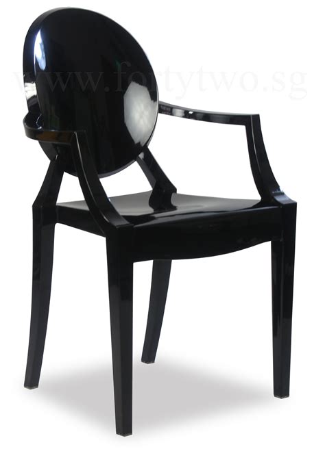 Enjoy free shipping and discounts on select orders. Louis Ghost Arm Chair Replica (Black) | Furniture & Home ...