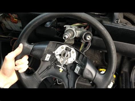 VW golf mk3 - how to remove steering wheel & airbag video ...