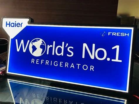 Led Sign Board Operating Temperature 50 Degree C Letter Material Vinyl Cut Rs 700sq Ft