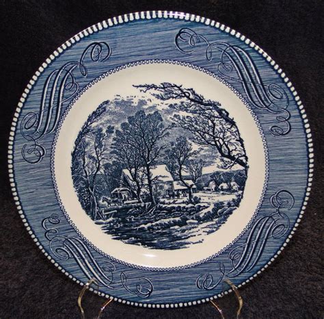 Pin On Currier And Ives Dishes