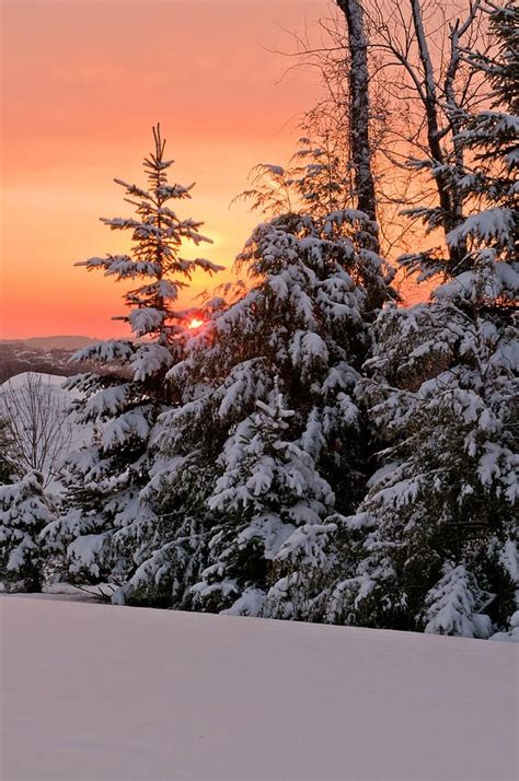 Winter Morning Sunrise By Jay Seeley Winter Scenery