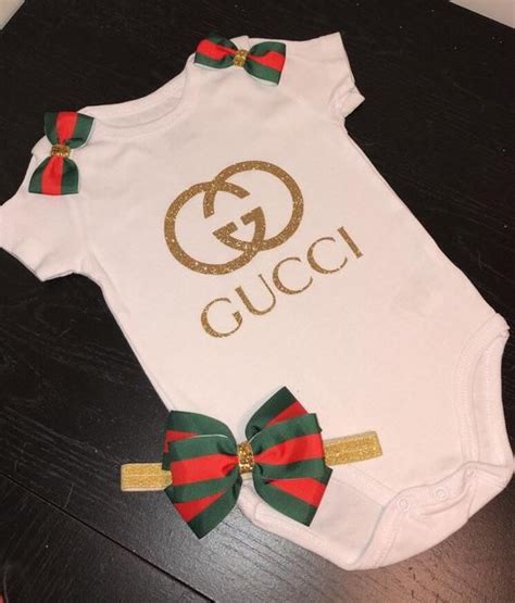 Baby Inspired Gucci Onesie And Headband New Baby Products Baby