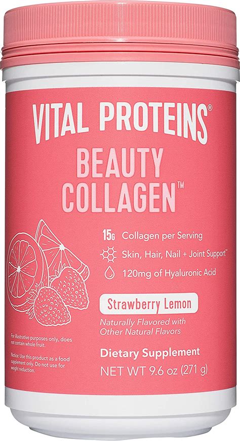 Buy Vital Proteins Beauty Collagen Peptides Powder Supplement For Women 120mg Of Hyaluronic