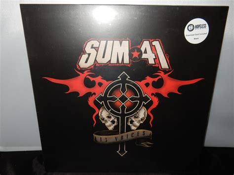 Sum 41 13 Voices Vinyl Lp Canadian Punk Rock 2016