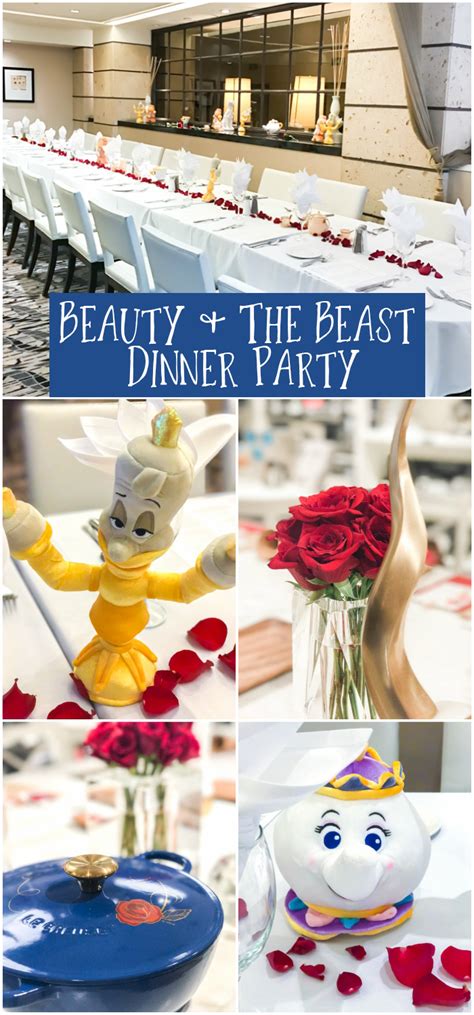 Find your dinner star now! Beauty and the Beast Dinner Party with meal planning for ...