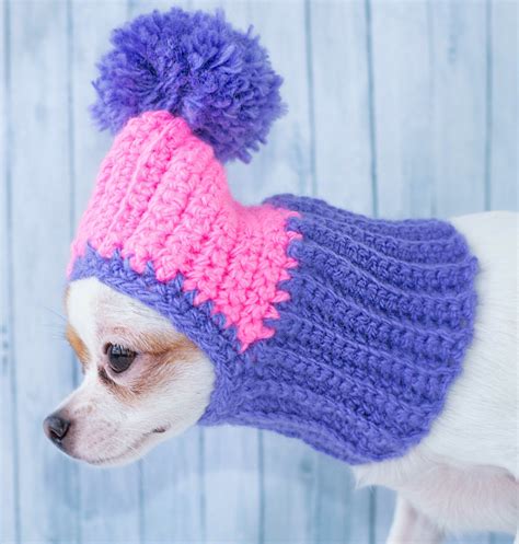 Dog Hat And Scarf Dog Hats For Small Dogs Wool Winter Dog Hat Etsy