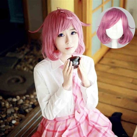 Ohcos Anime Noragami Character Ebisu Kofuku Cosplay Wig Rose Pink Short