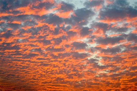 Free Stock Photo Of Clouds Orange Sky