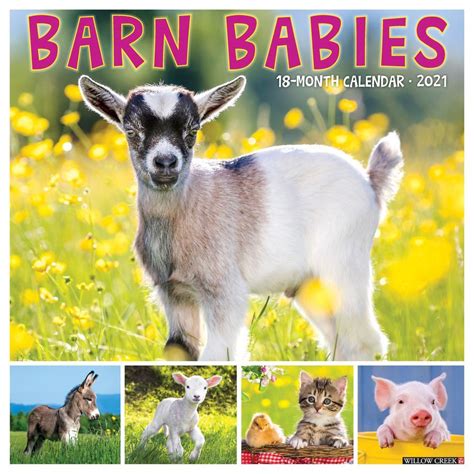 2021 Farm Animals Calendars