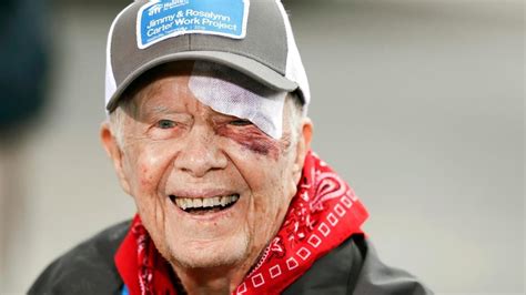 For his work in diplomacy and advocacy, both during and after his presidency, he received the 2002 nobel peace prize. Source: Jimmy Carter hospitalized to relieve swelling on his brain from recent falls - AL Bugle