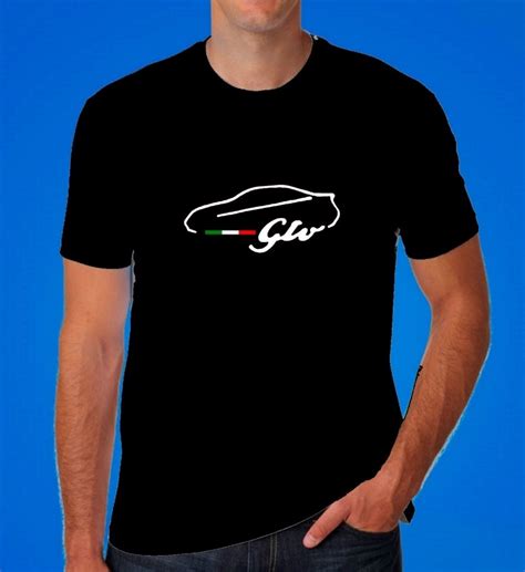 Alfa Romeo Gtv T Shirt Lusso V6 Ts Gtv Cup Retro Top Car Clothing T
