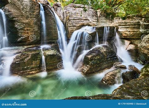 Waterfall Mountain River Royalty Free Stock Photography