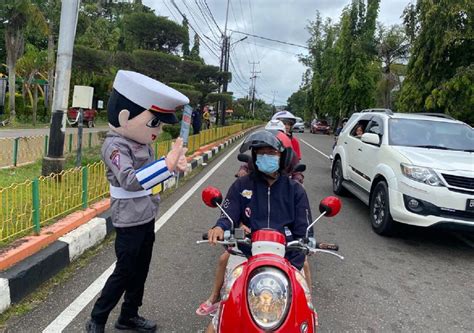 Satlantas Polresta Tanjungpinang Keluarkan 306 Teguran Pelanggar Lalu