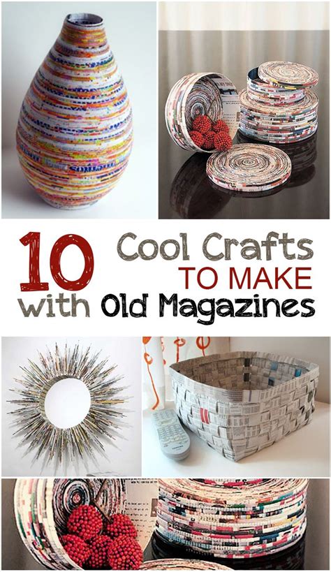 Creative Crafts To Make With Old Magazines Old Magazine