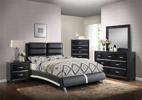 California king bedroom sets at affordable price with free nationwide delivery. Bedroom Poundex Black Leather Cal king Bed Set | Hot ...