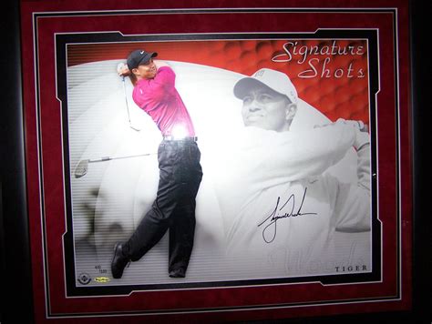 2019 tiger woods masters tournament signed autographed golf photo printed framed. Tiger Woods Signed Autograph Framed Litho Signature Shots ...