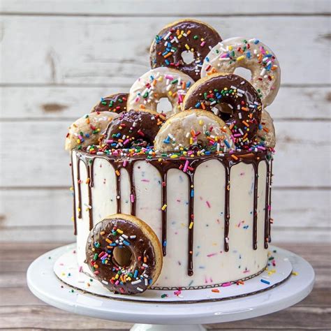 Hitched Fashion And Stylings Instagram Post Drip Cake And Doughnuts