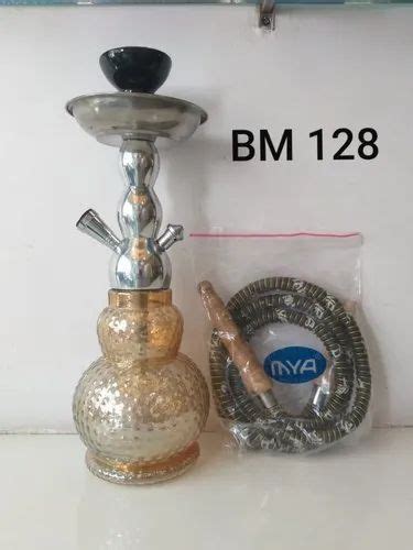 Gold Glass Hookah Pipe Length 6 Inches At Rs 450 In Moradabad Id 21953760862