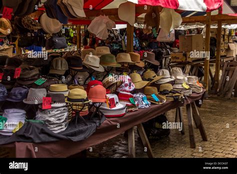 Hat Stall On Skipton Market Stock Photo Royalty Free Image 59285768