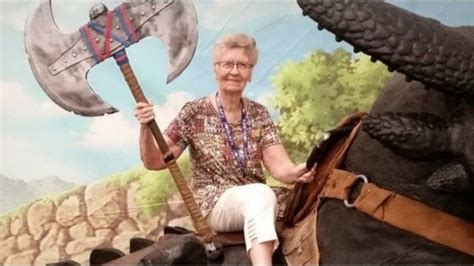 84 year old gaming grandma is going to become a character in the game skyrim