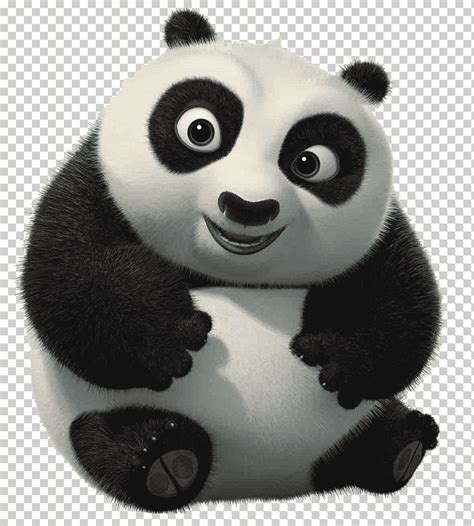 Po Panda Character Illustration Po Giant Panda Kung Fu Panda Bear
