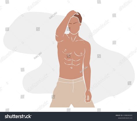 Abstract Male Body Clipart Flat Vector Stock Vector Royalty Free Shutterstock
