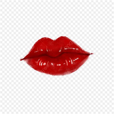 Big Red Lips Clipart Hd Png Vintage Watercolor Red Lips Lips Clipart