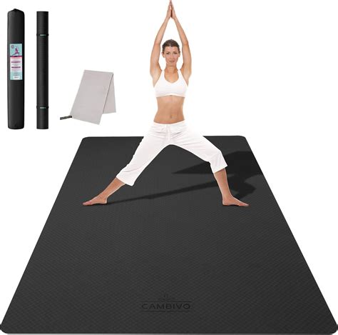 Cambivo Large Yoga Mat For Women Men 183x122x06cm Exercise Mat For