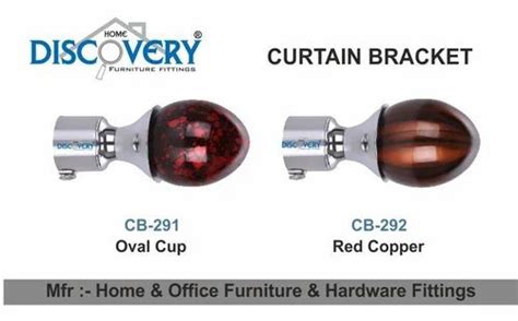 Stainless Steel Round Side Bracket Oval Red Curtain Bracket At Rs Set In Rajkot