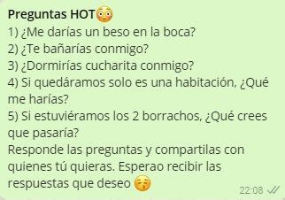 Cadena de retos hot es una cadena de retos para whatsapp muy calientes que todo el mundo deberá cumplir. Pin en Preguntas