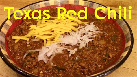 Real Texas Red Chili Recipe Tutorial S2 Ep279 Youtube