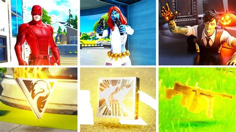 All New Bosses Mythic Weapons And Vault Locations In Fortnite Season 4