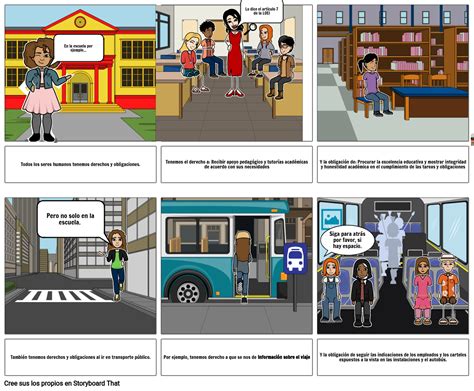 Derechos Y Deberes De Los Ciudadanos Storyboard